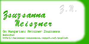 zsuzsanna meiszner business card